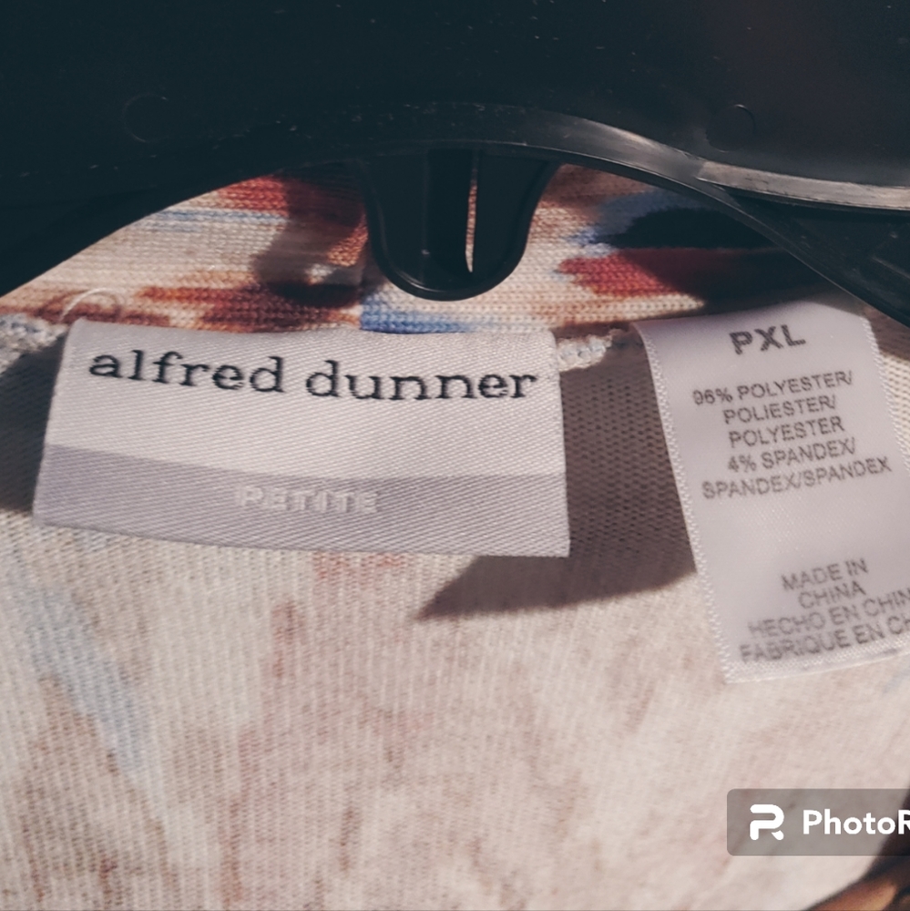 Alfred Dinner Faux 2 Piece Cardigan/Shell Set, Size PXL - Picture 3 of 3